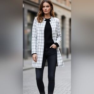 NWOT Carolina Belle Open Front Long Line Blazer size M